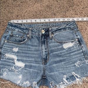 American Eagle cutoff distressed denim shorts 28/6
